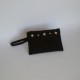 Pochette en daim noir