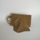 Brown leather purse