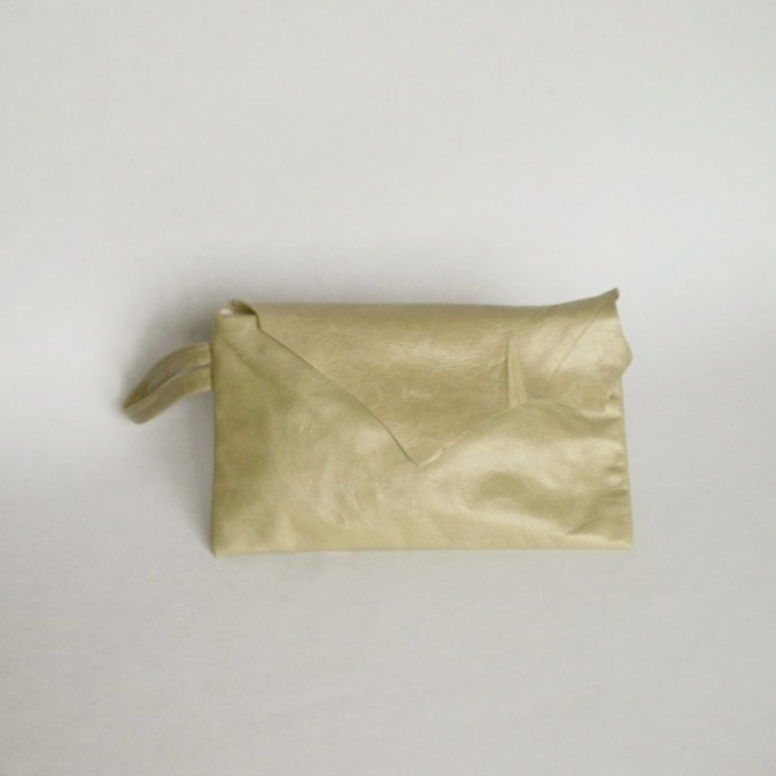 Pochette en cuir menthe - Nyon