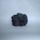 Turban gris, rose et noir par Opian Genève