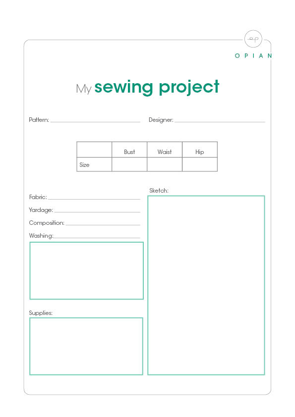 Free sewing downloadables - My sewing project