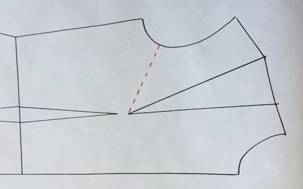 Patternmaking - How to widen the armhole