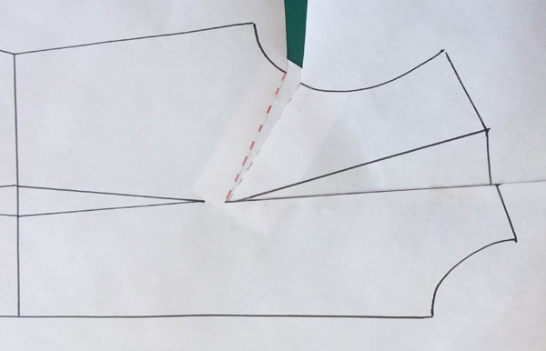 Patternmaking - How to widen the armhole