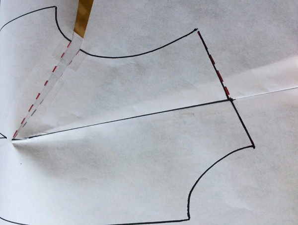 Patternmaking - How to widen the armhole