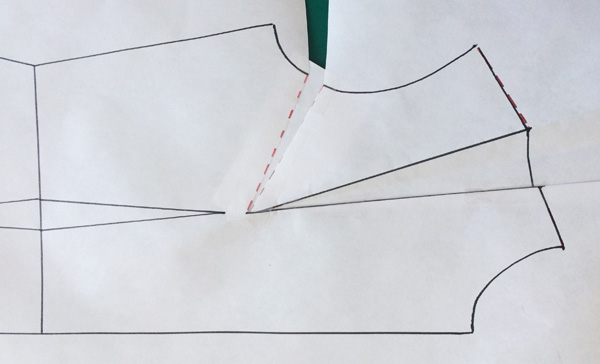 Patternmaking - How to widen the armhole