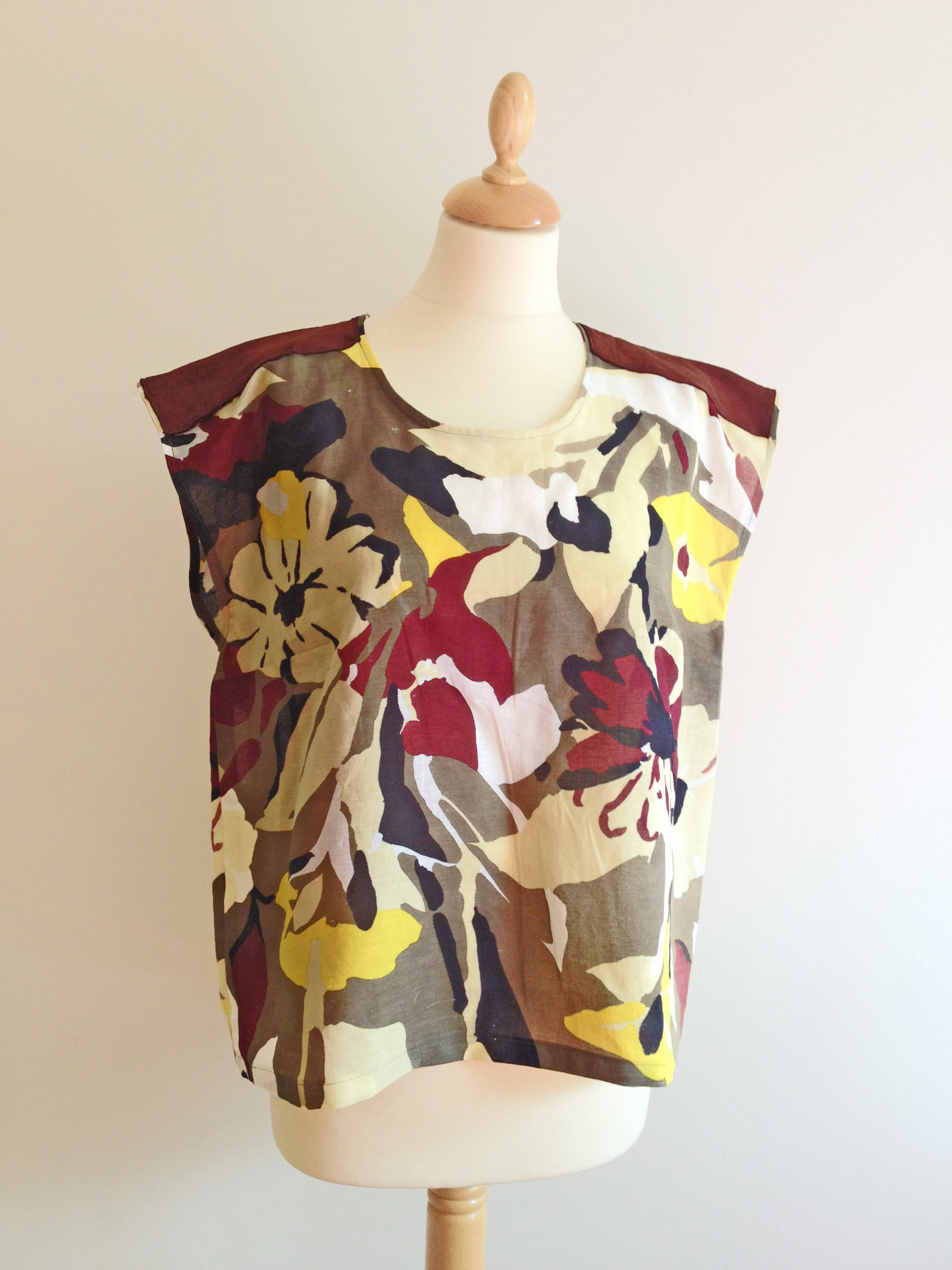  Military floral top by Opian