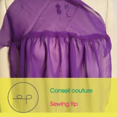 Conseil couture | Coudre des fronces |
