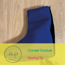 Conseil couture | Moulage d'une surchaussure |