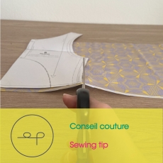 Conseil couture | Couper le tissu avec précision |